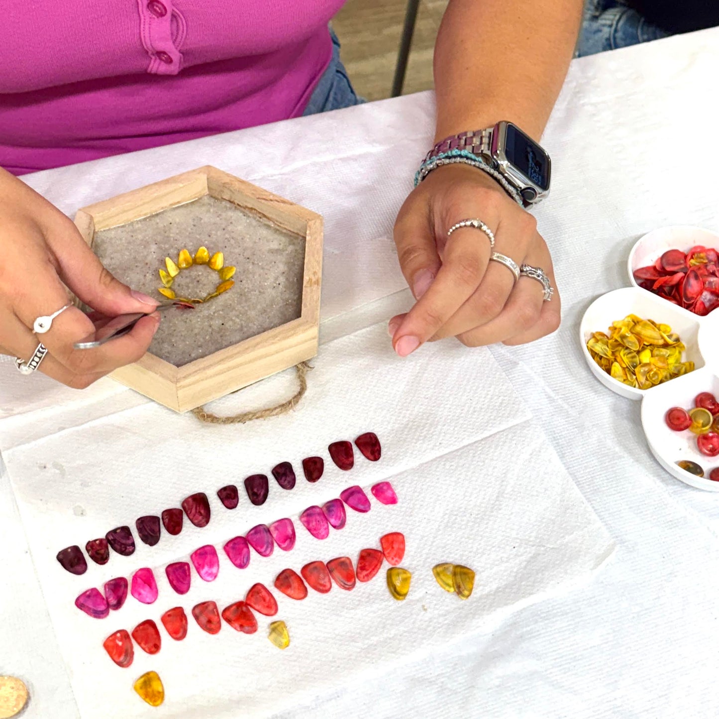 02-06 Be My Valentine; Seashell Relief Sculpture!