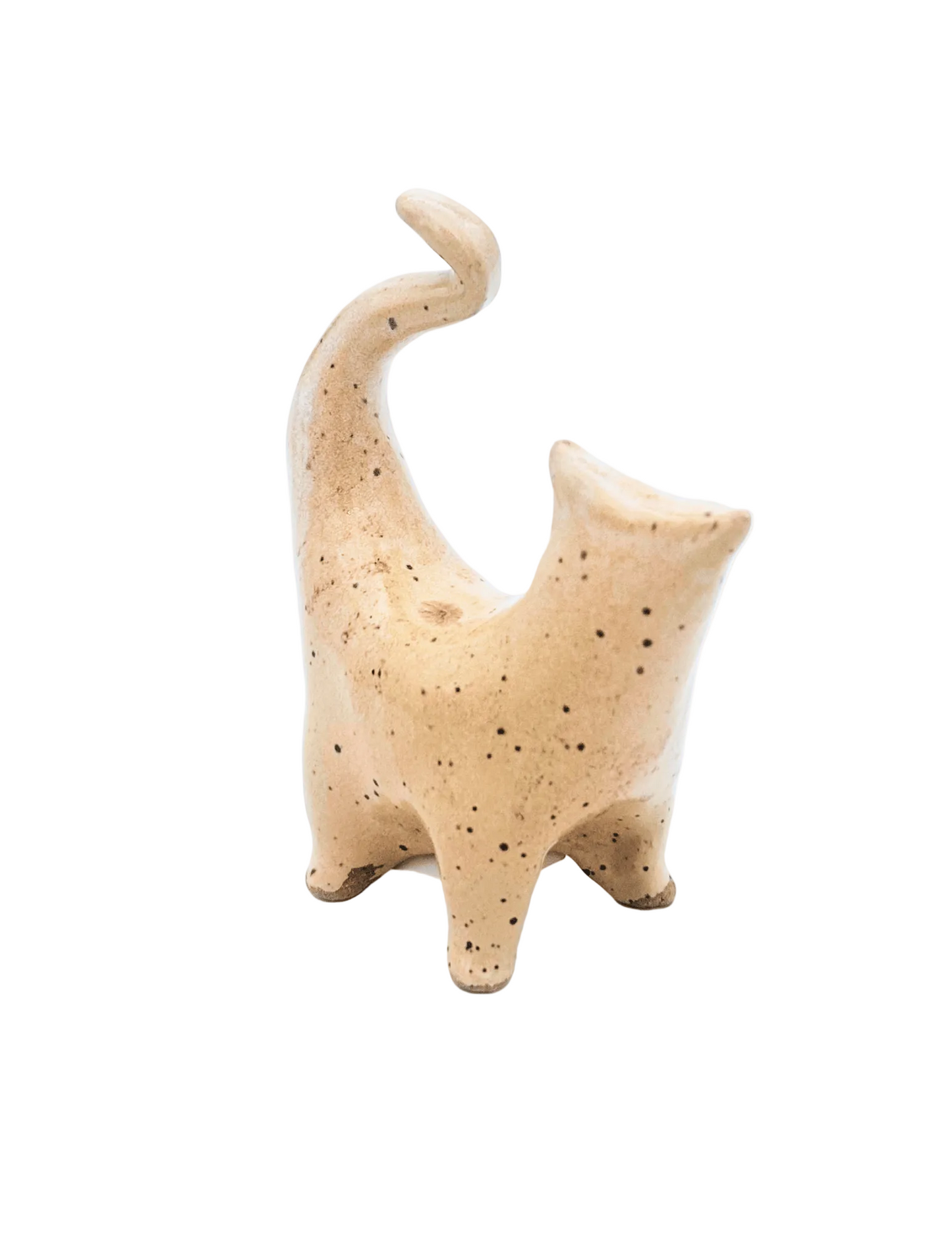 Yellow Cat Ring Holder