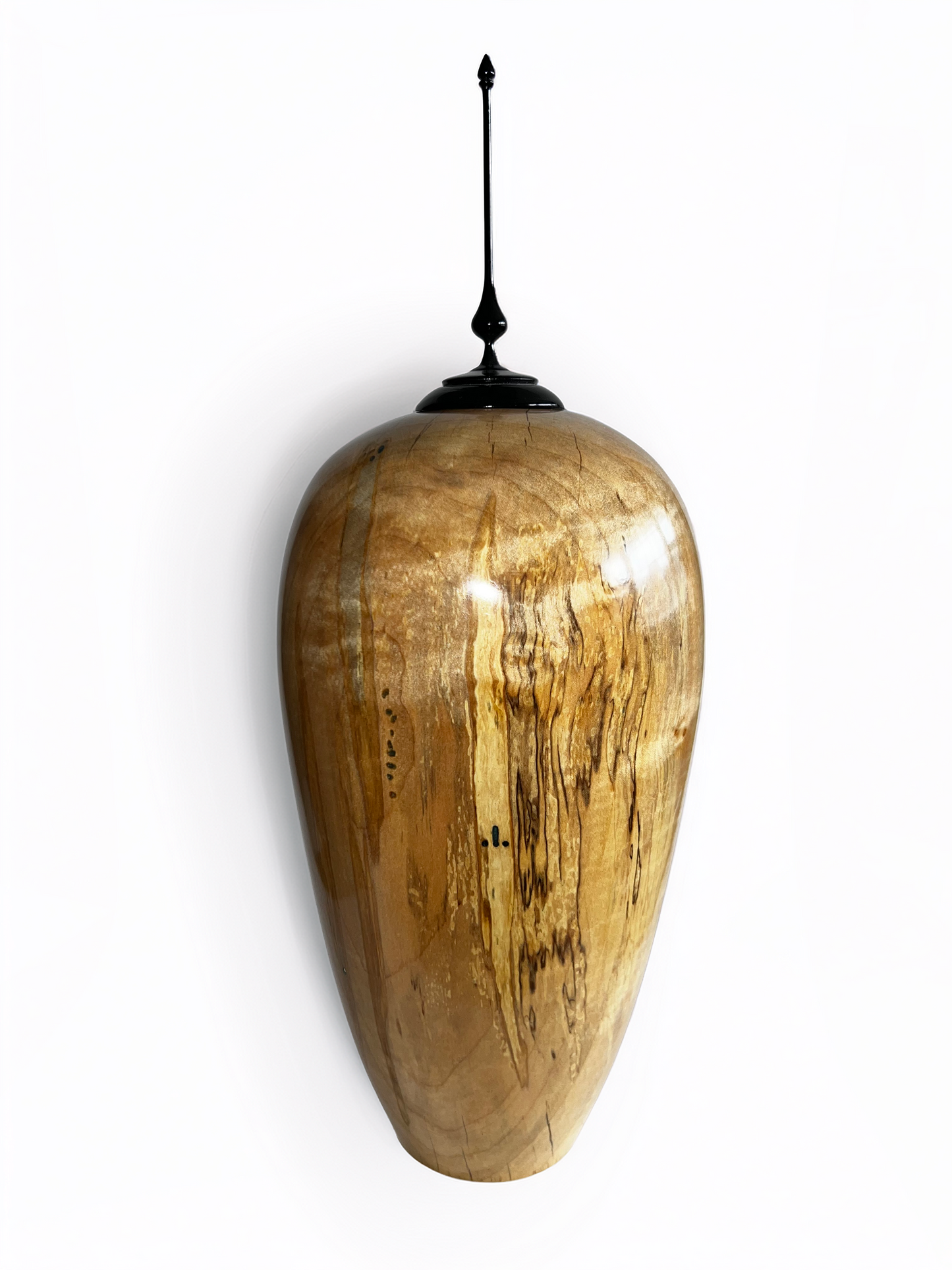 Tall Vase with Black Finial #297