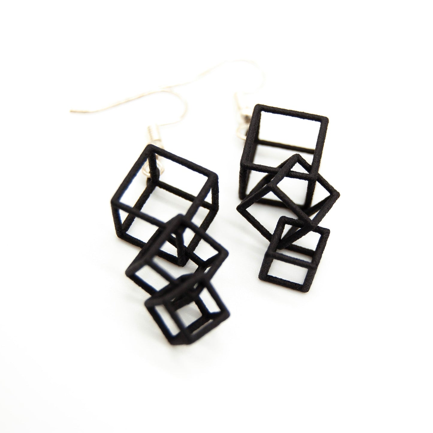 Interlocking Cubes Earrings