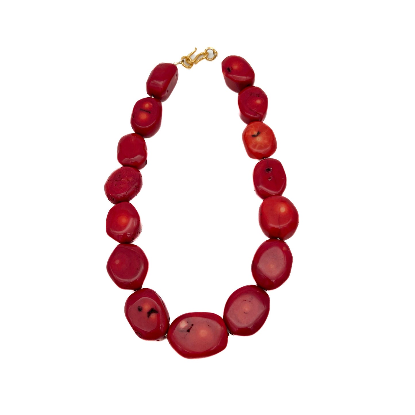 Chunky Bamboo Coral Necklace