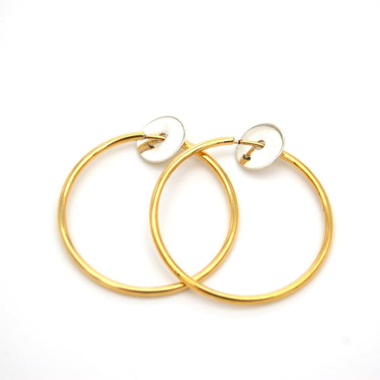 Medium Hoops with Disk
