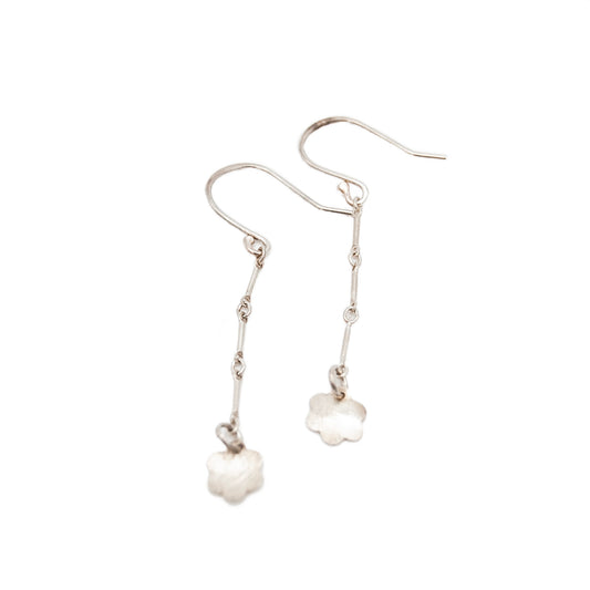Flowers on Chain Earrings