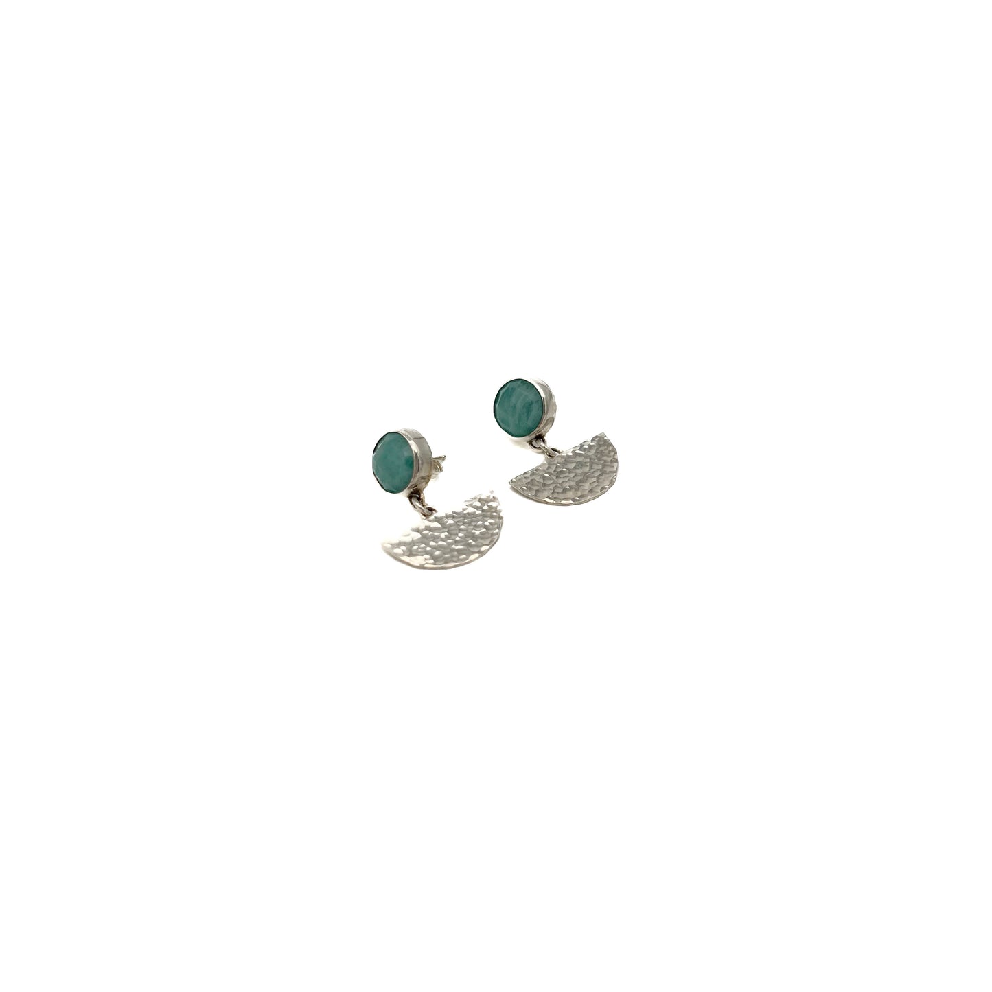 Faceted Amazonite Earrings