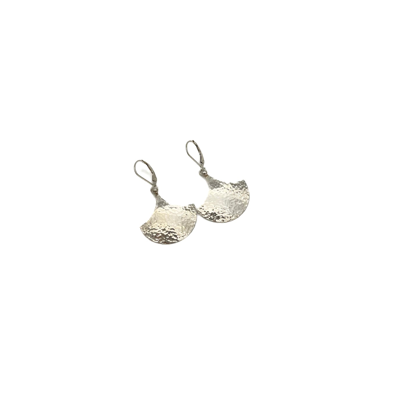 Hammered Sterling Silver Earrings