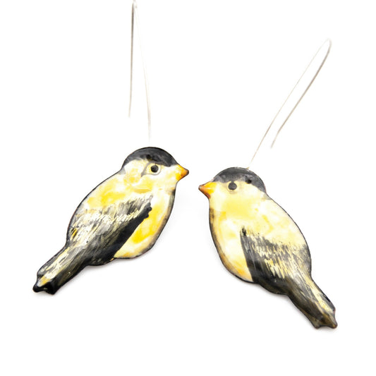 Yellow Finch Earrings