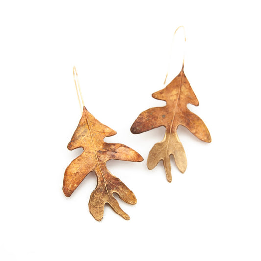 Oak Leaf Earrings