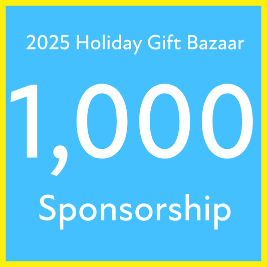$1,000 Holiday Gift Bazaar Sponsor