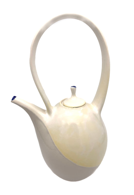 Blue Tipped Teapot