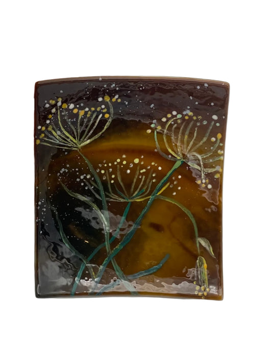 Brown and Yellow Trinket Dish