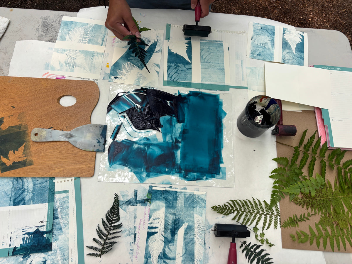 10-16 Nature Printing with Ferns