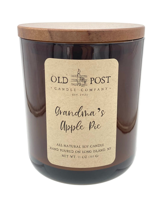 Amber Grandma's Apple Pie Candle