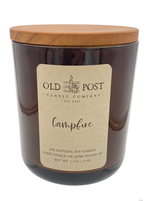 Amber Campfire Candle