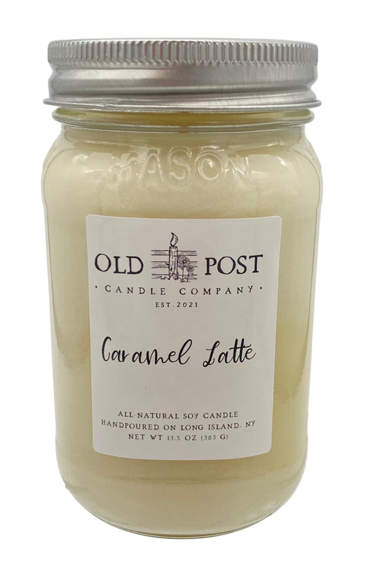 16 oz. Caramel Latte Candle