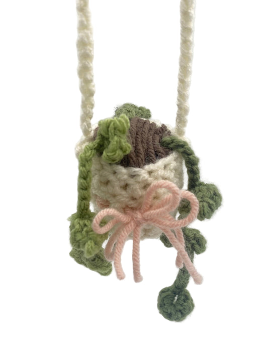 Mini Vines with Pink Bow