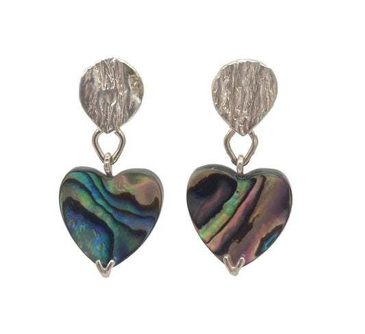 Sterling and Abalone Earrings