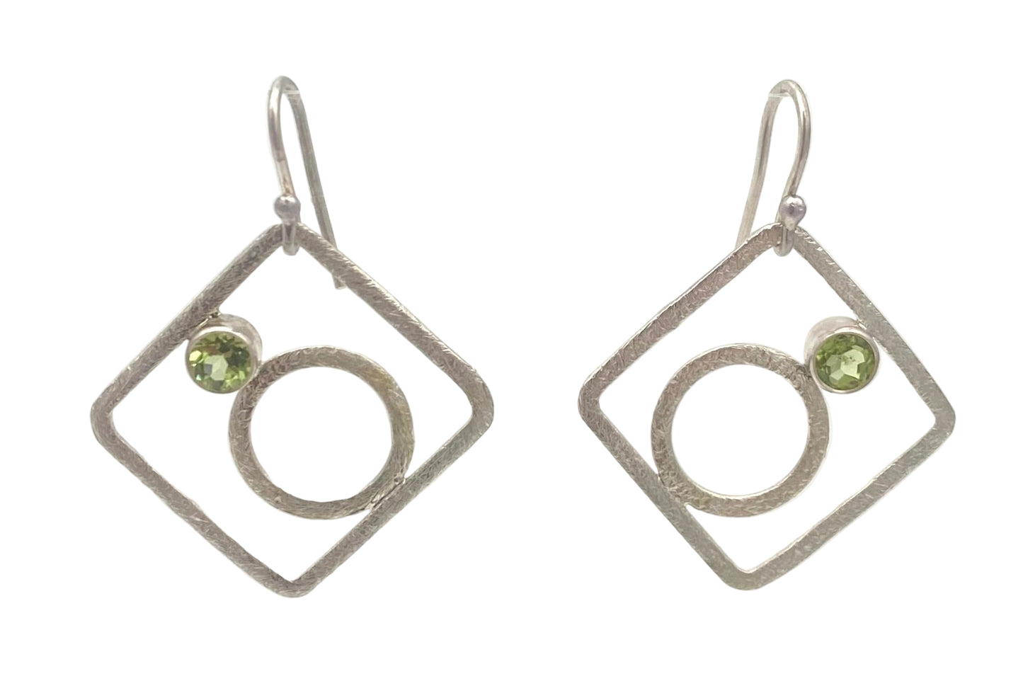 Sterling and Peridot Earrings