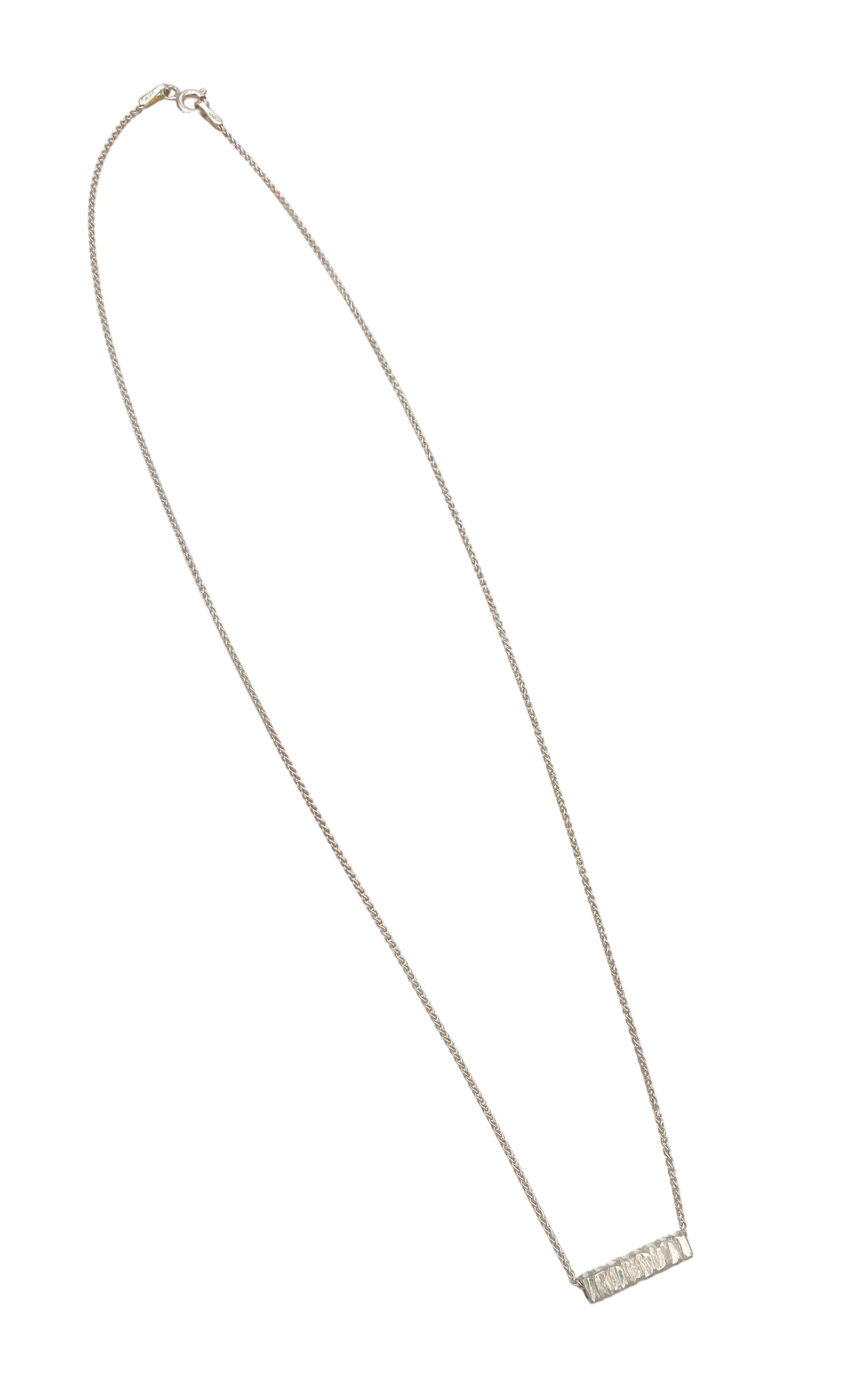 Sterling Bar Necklace