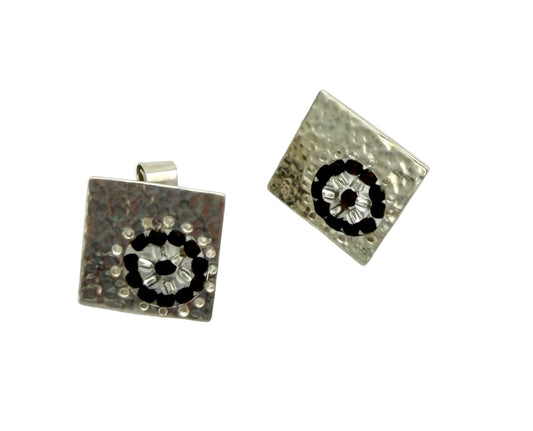 Square Blockbead Studs