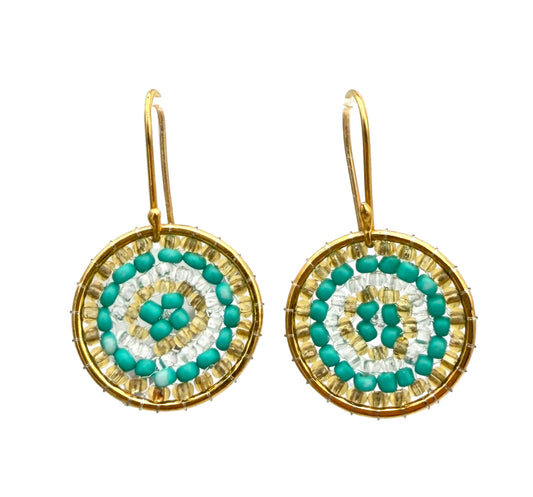 Ravello Hook Turquoise Beads Earring