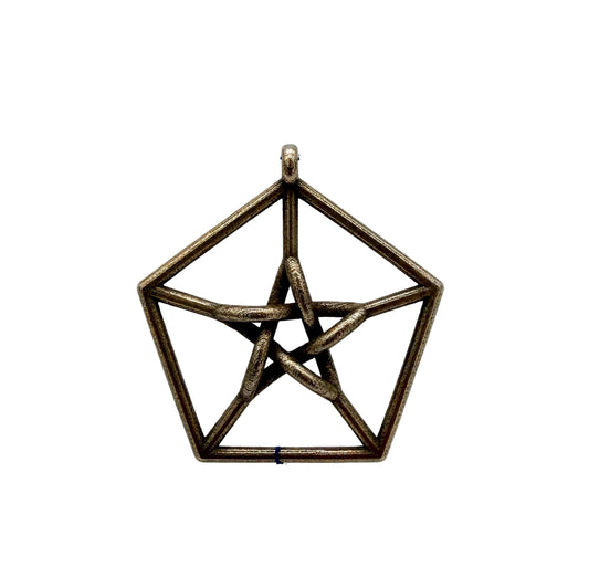 Stainless Steel Petersen Graph Pendant