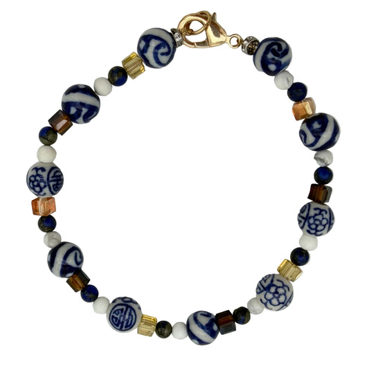 Blue Ceramic Bracelet