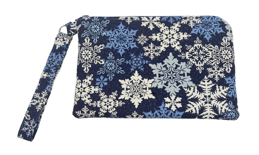 Snowflakes Wristlet