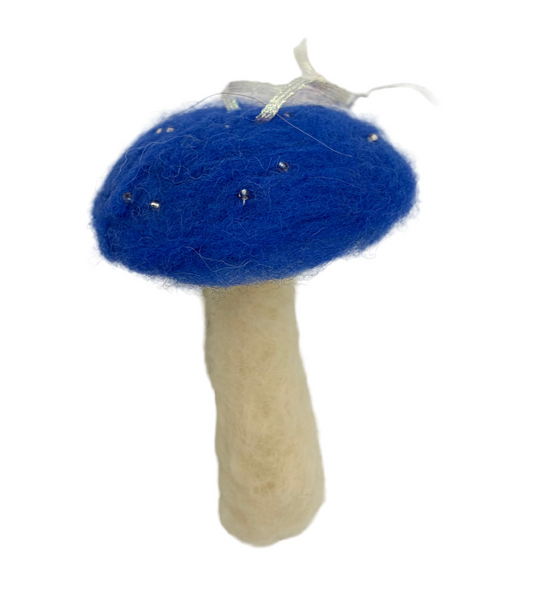 Needle Felted Mushroom Ornament
