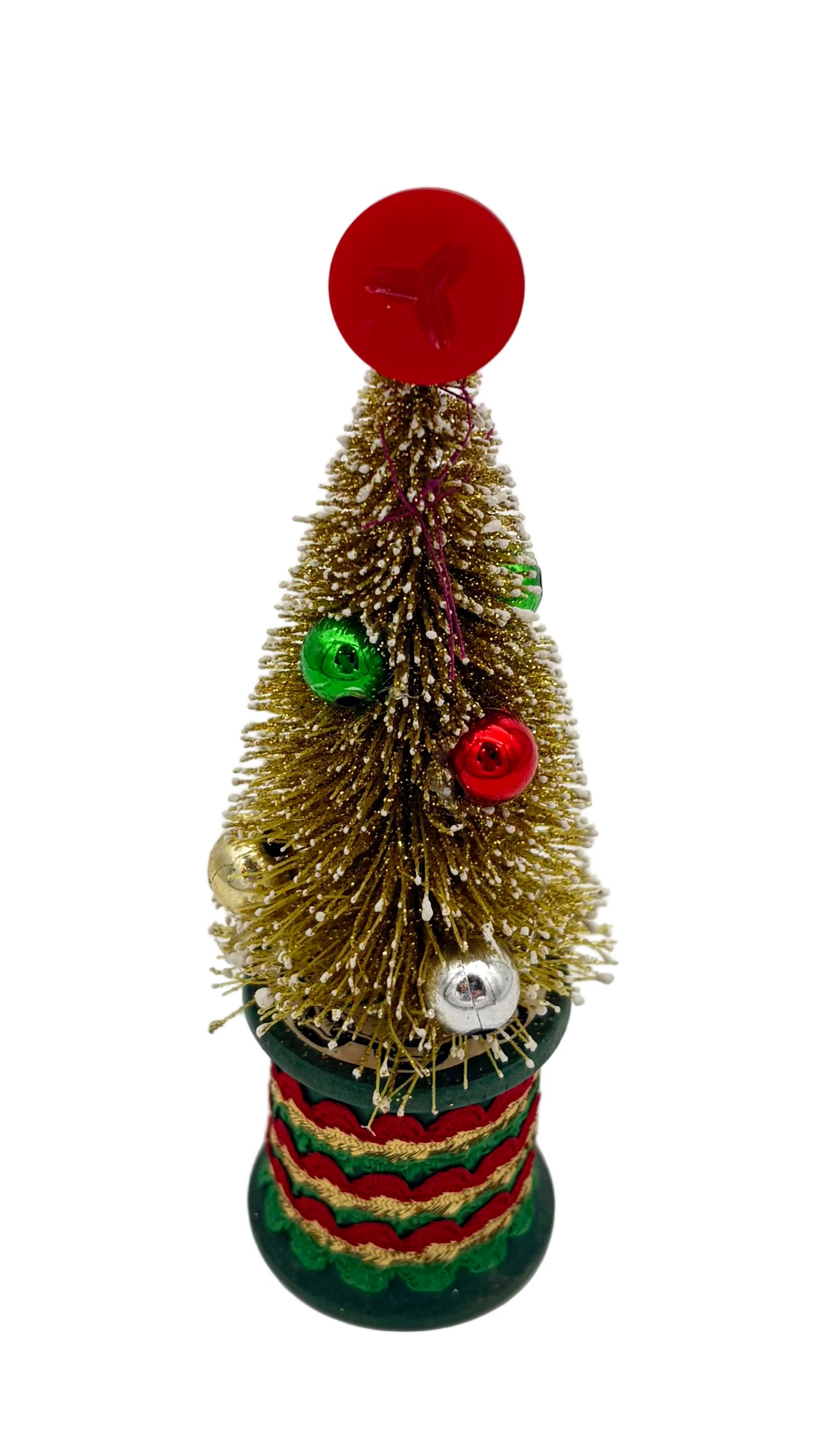 Large Vintage Spool Christmas Tree