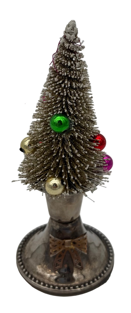 Vintage Silver Candlestick Tree