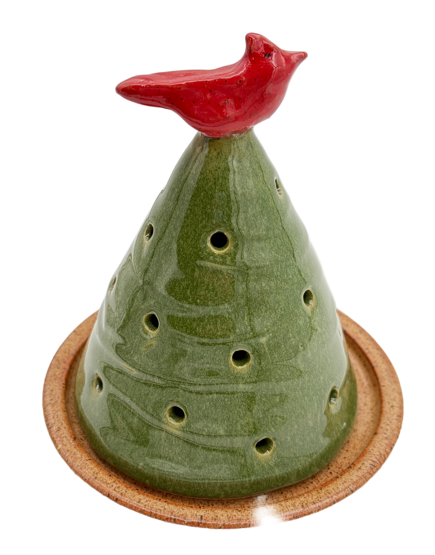 Tea Light Garlic Holder - Nutmeg