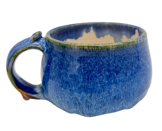 Small Soup Blue Mug
