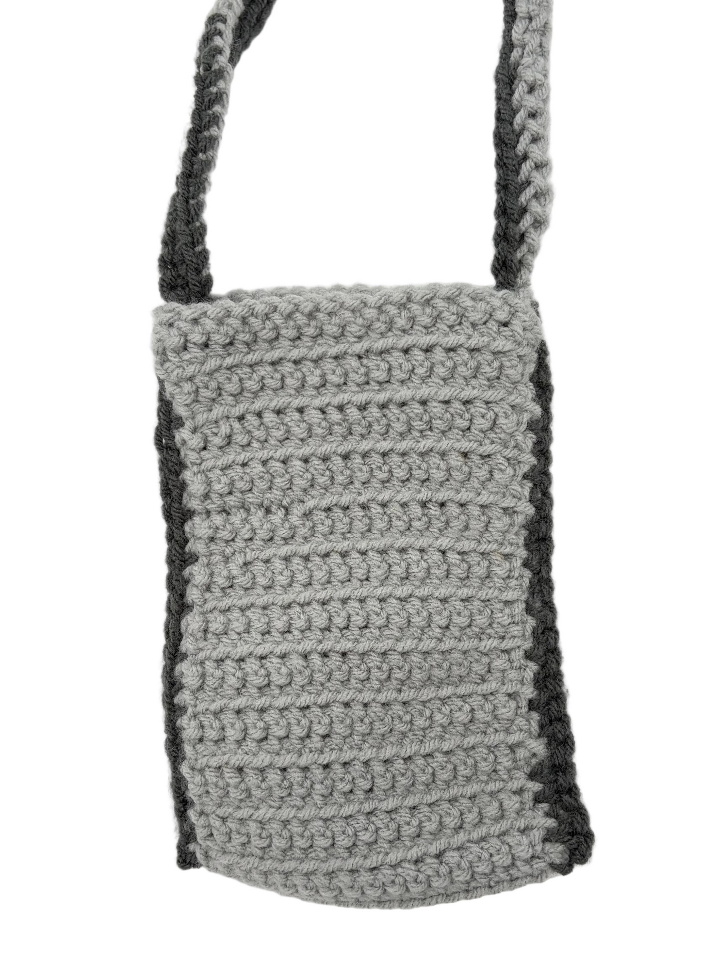 Grey & Black Phone Bag