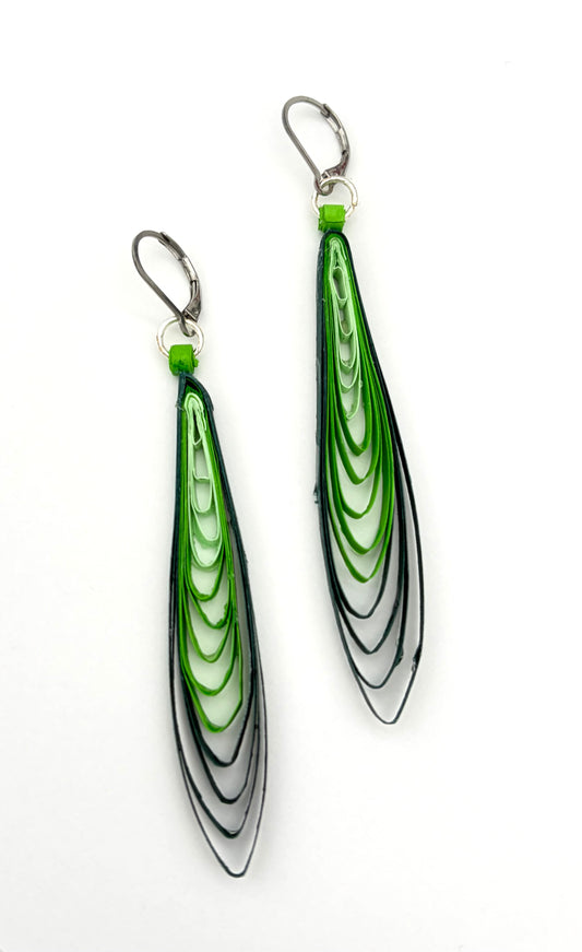 Long Leaf Earrings