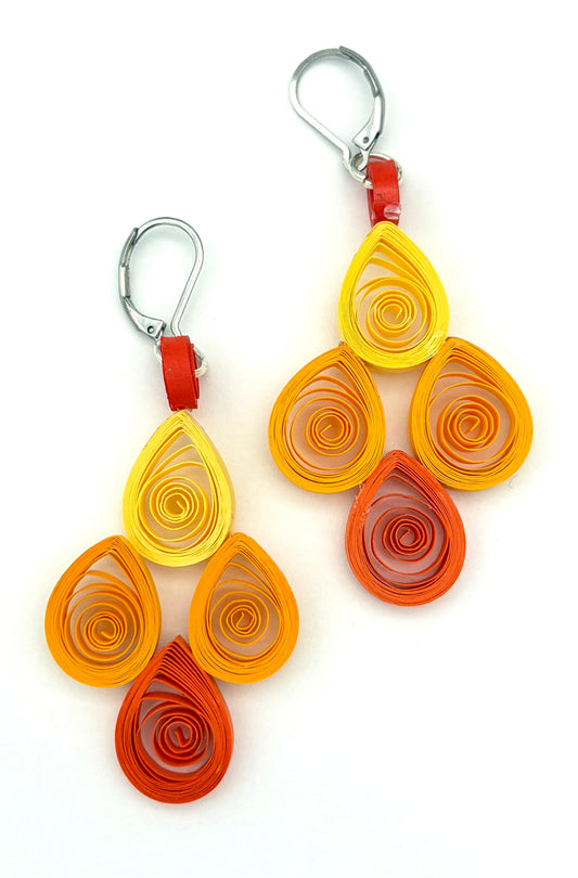 Marigold Cluster Earrings