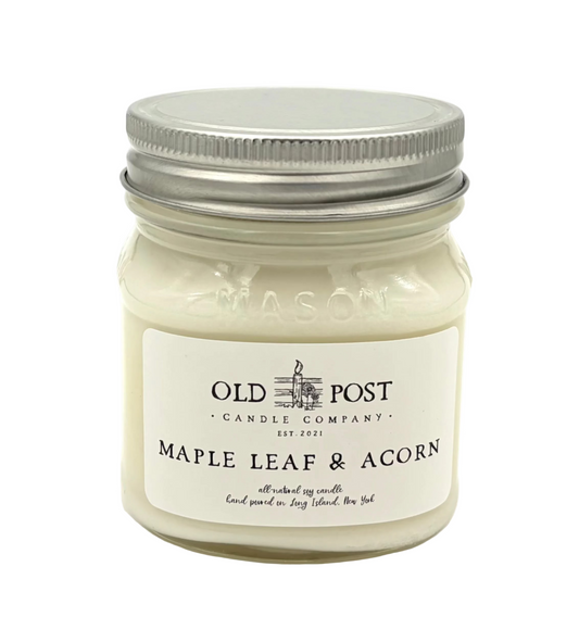 Maple Leaf & Acorn 8 oz. Candle