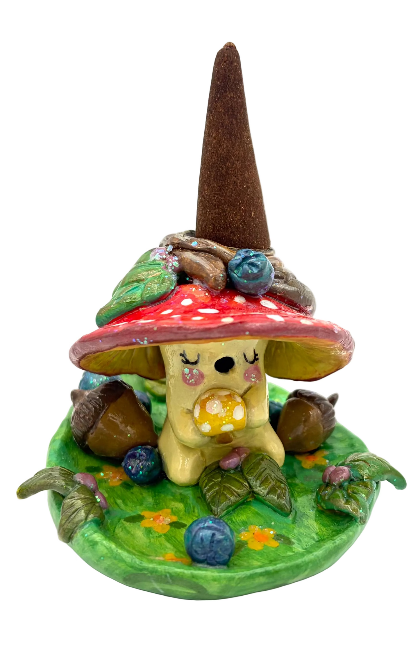 Small Mushroom Incense Burner