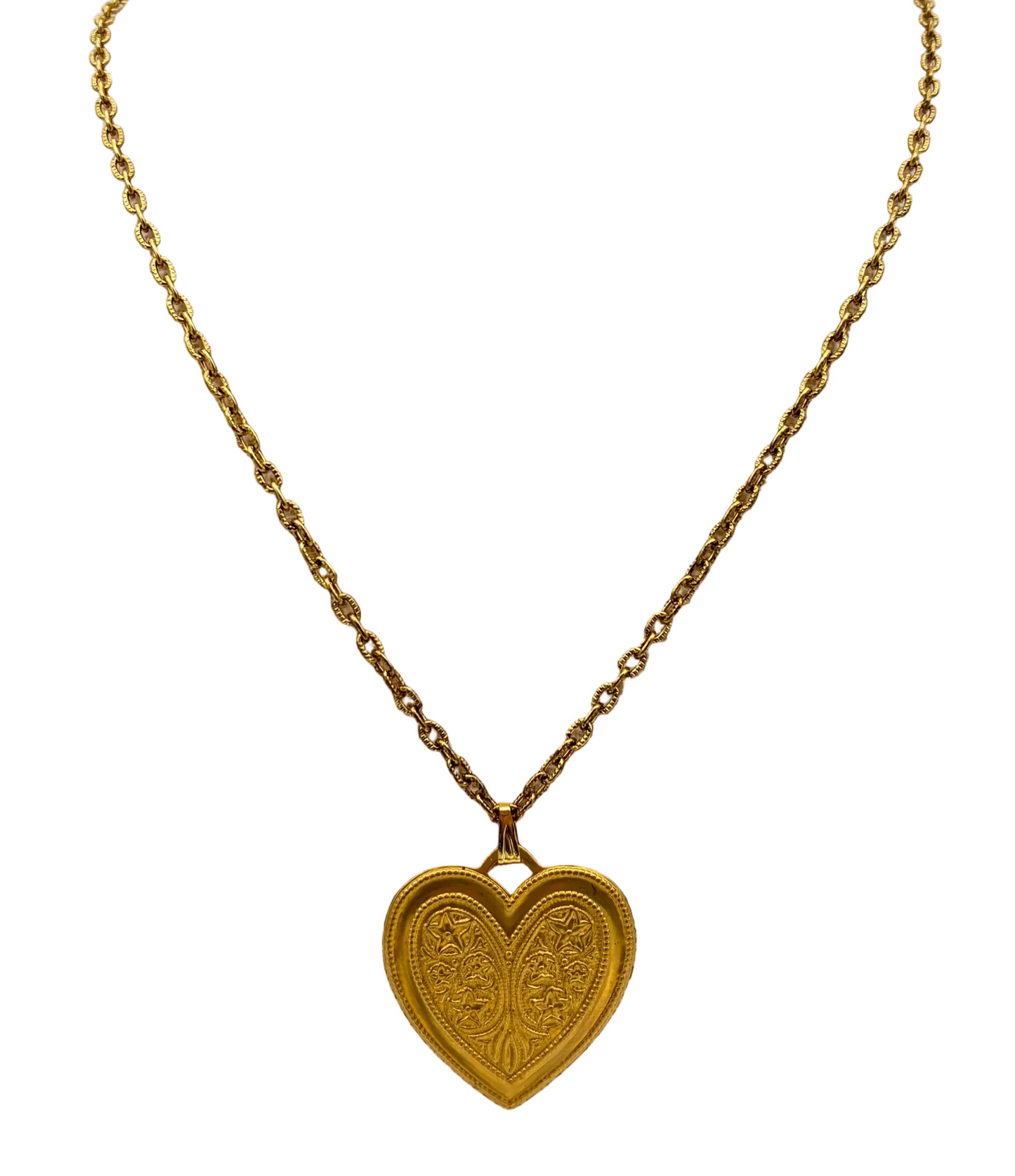 Brass Heart Necklace