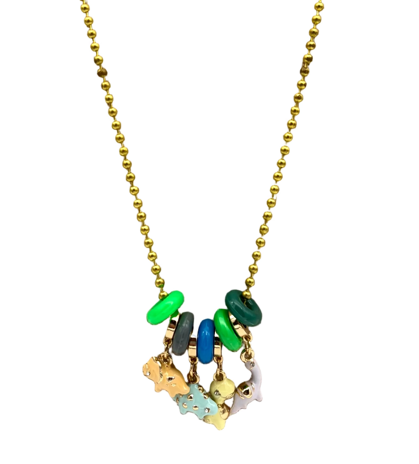 Dino Charms Necklace