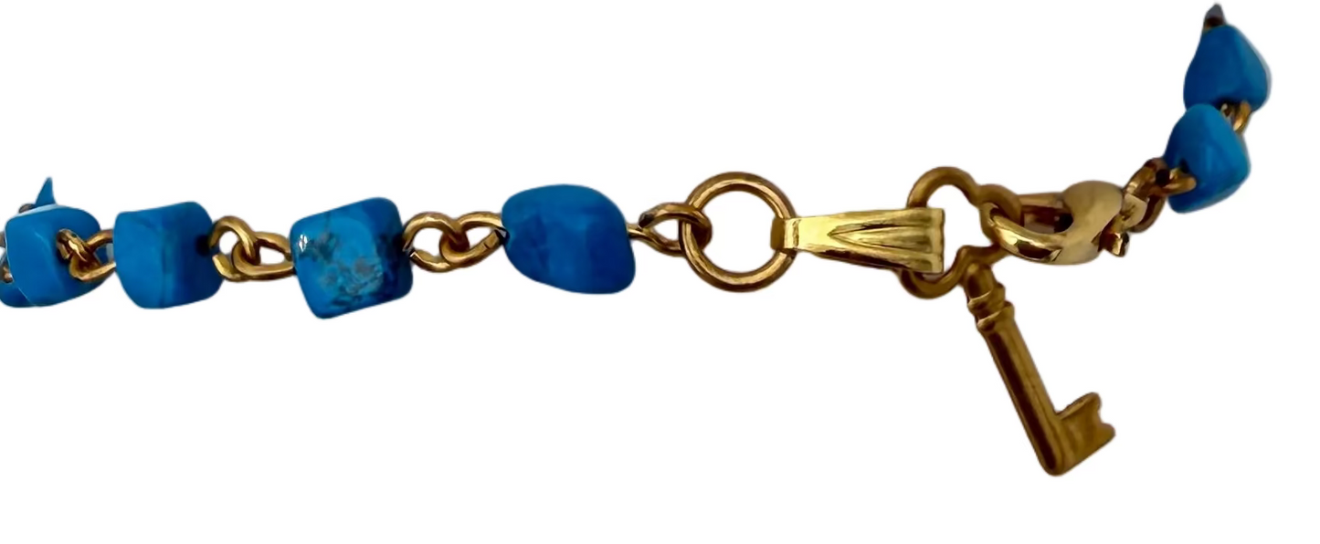 Blue Beads Bracelet