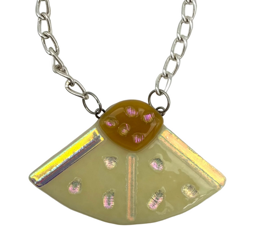 Triangle Creme Necklace