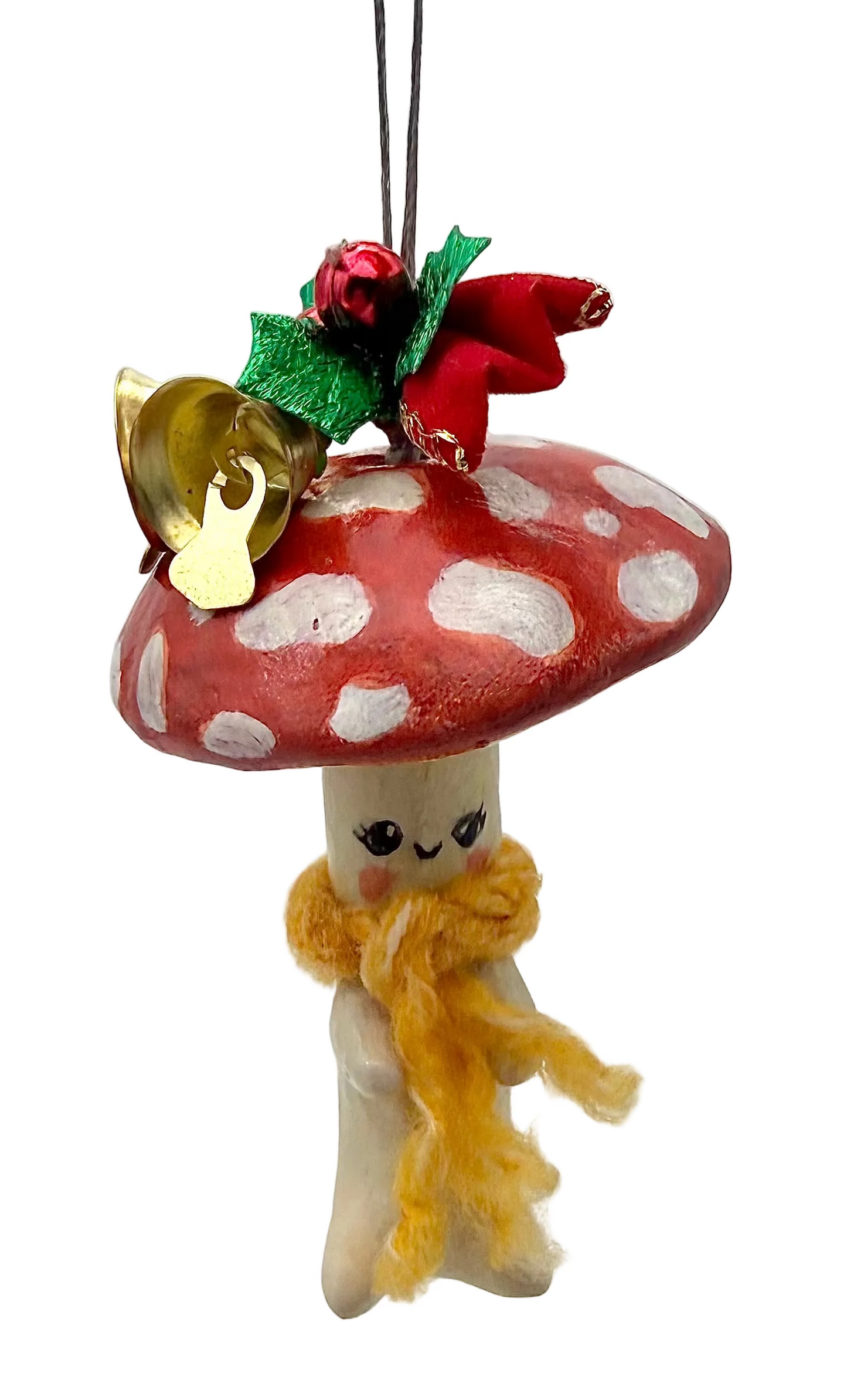 Long Mushroom Ornament