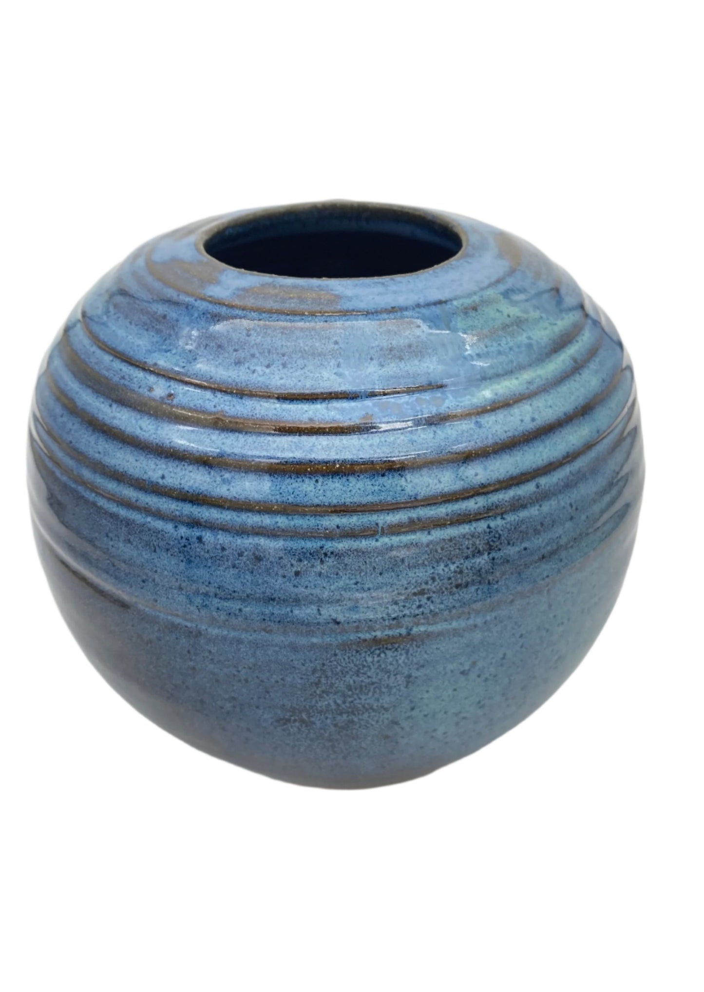 Blue Round Bowl