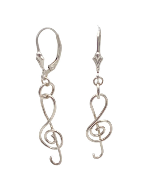 G Clef Earrings