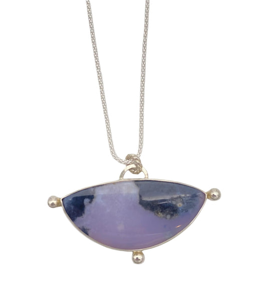 Purple Moss Agate Necklace