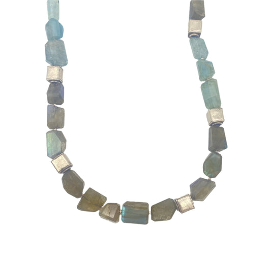 Labradorite Sterling Silver Necklace