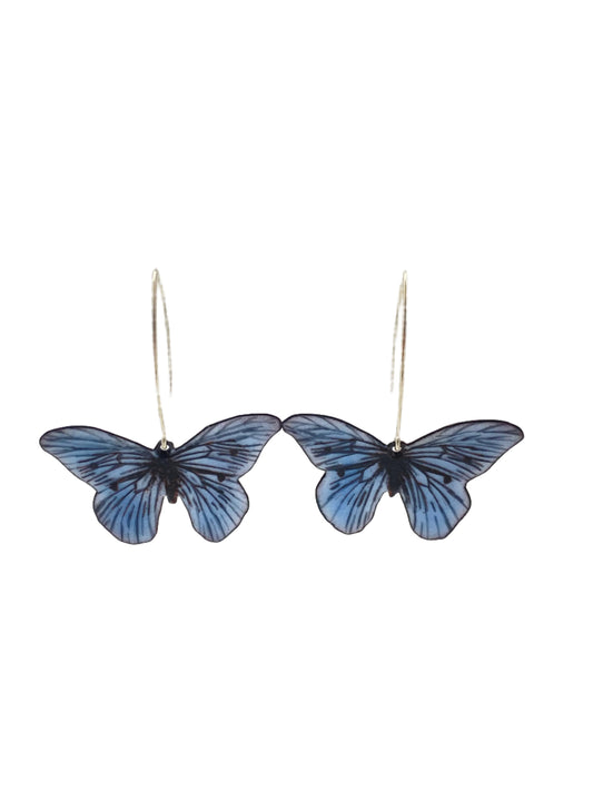 Blue Butterfly Earrings