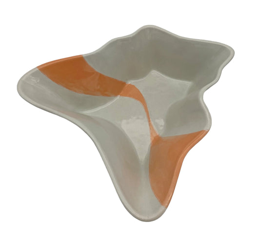 Orange Swirl Bowl