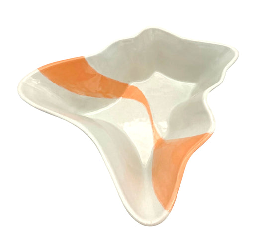 Orange Swirl Bowl