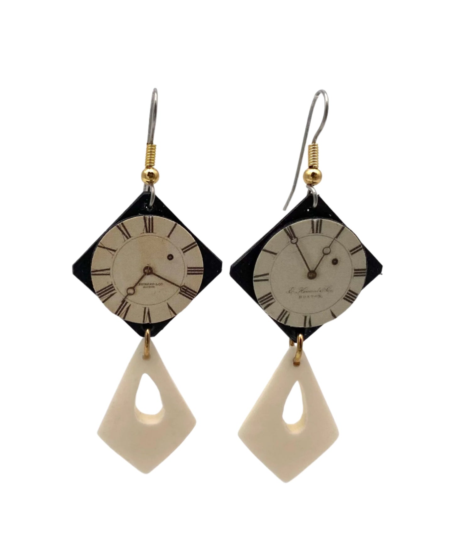 Clock Earrings